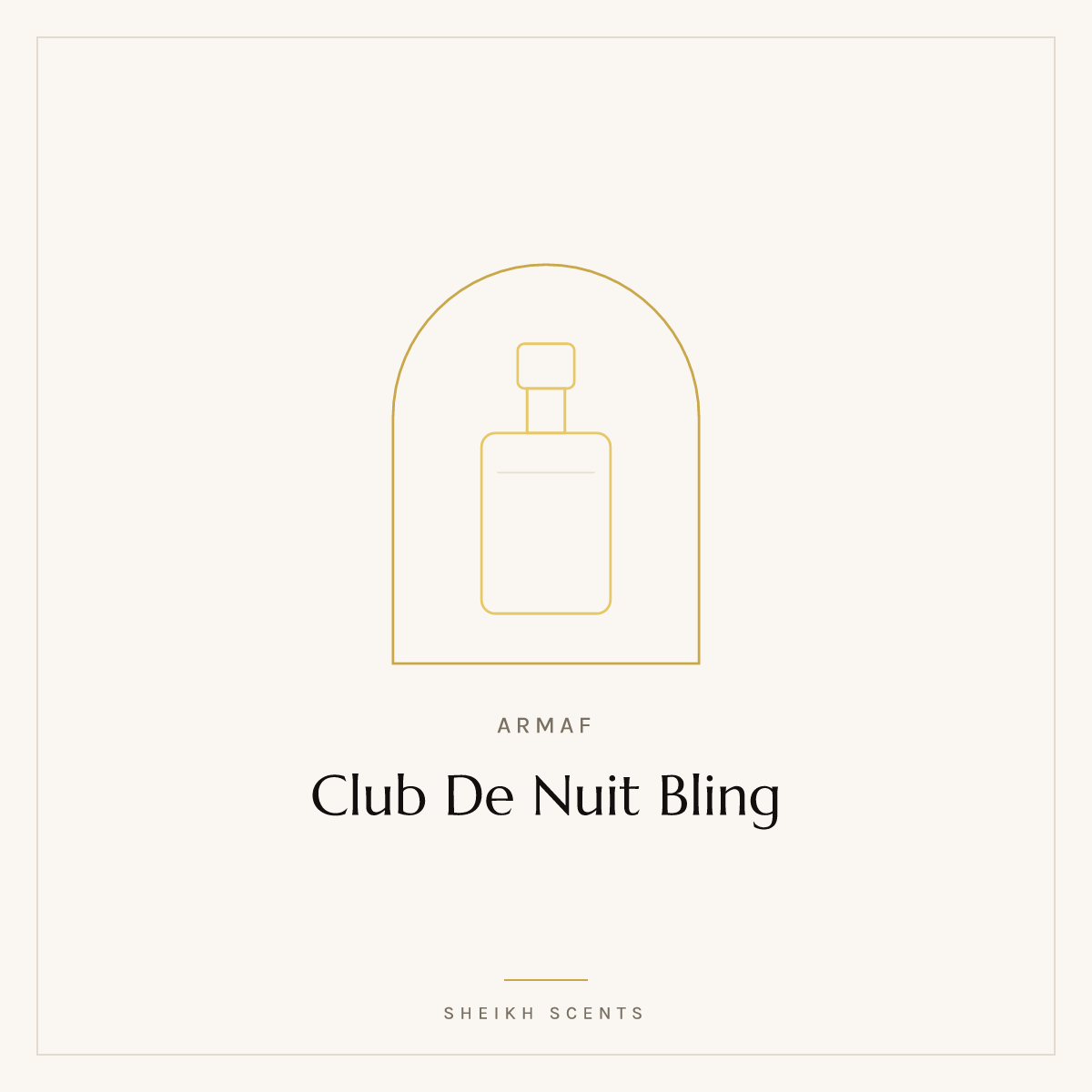 Placeholder card for Club De Nuit Bling by Armaf. Product photograph coming soon.