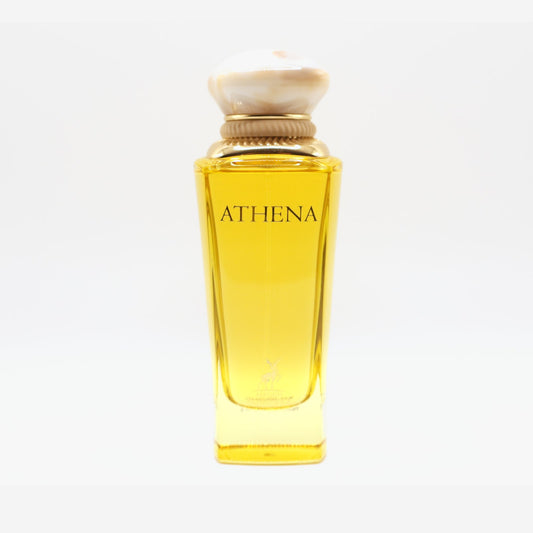 Maison Alhambra Athena bottle, photographed at the Sheikh Scents shop