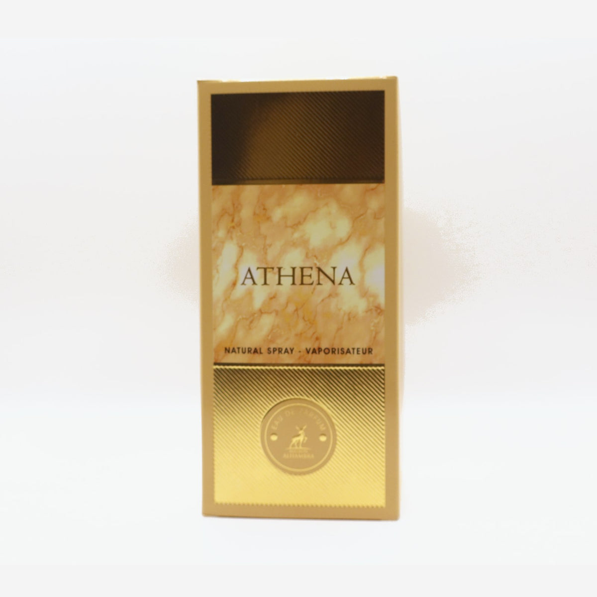 Maison Alhambra Athena box, photographed at the Sheikh Scents shop