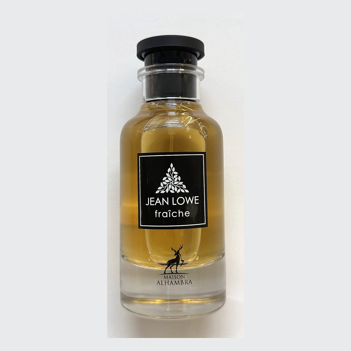 Maison Alhambra Jean Lowe Fraiche bottle, photographed at the Sheikh Scents shop
