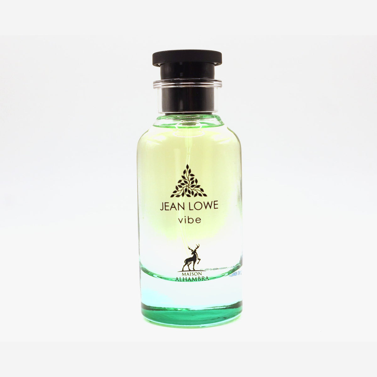 Maison Alhambra Jean Lowe Vibe bottle, photographed at the Sheikh Scents shop