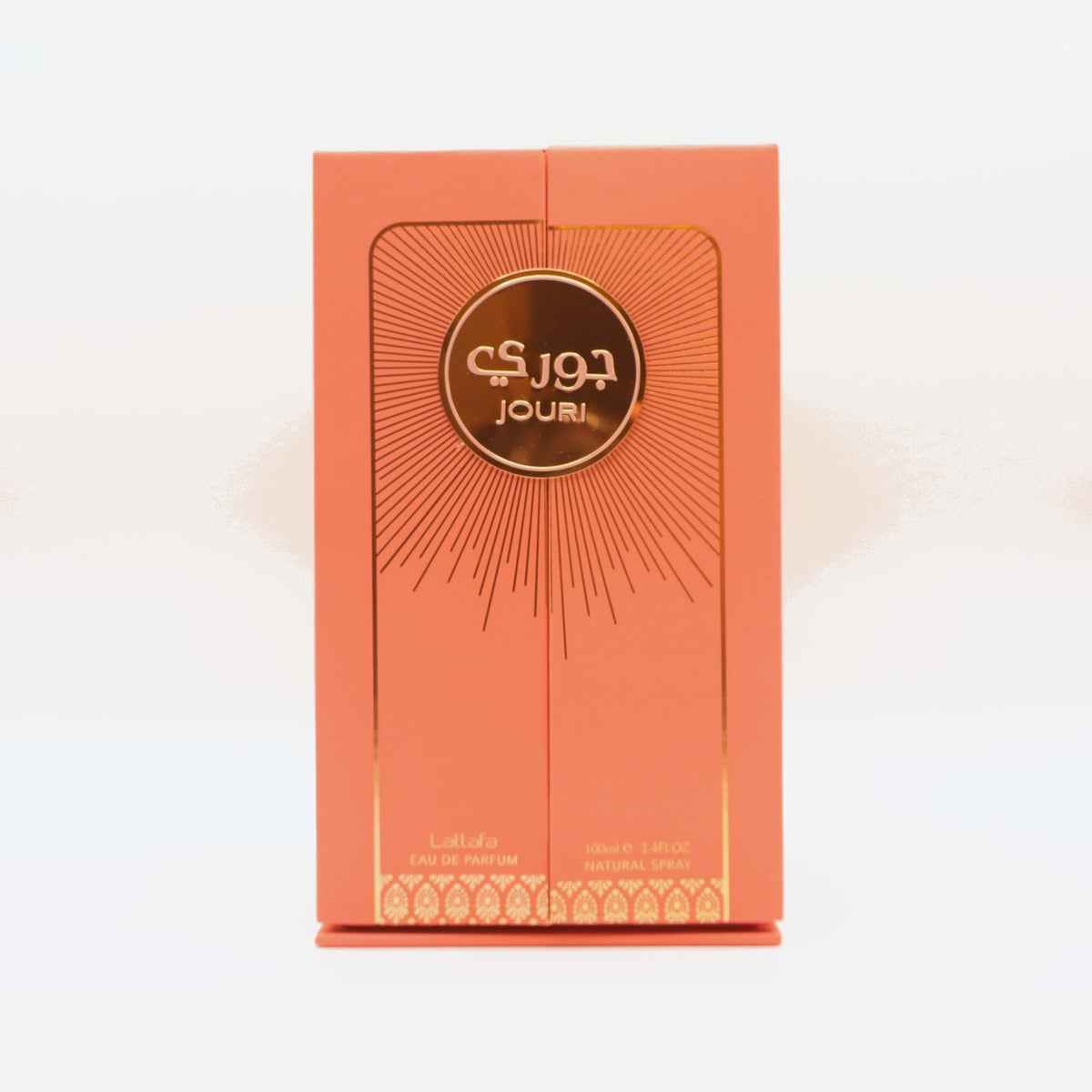 Lattafa Jouri box, photographed at the Sheikh Scents shop