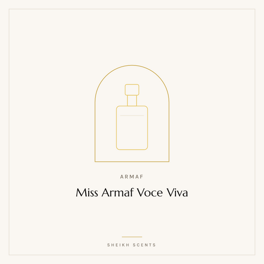 Placeholder card for Miss Armaf Voce Viva by Armaf. Product photograph coming soon.