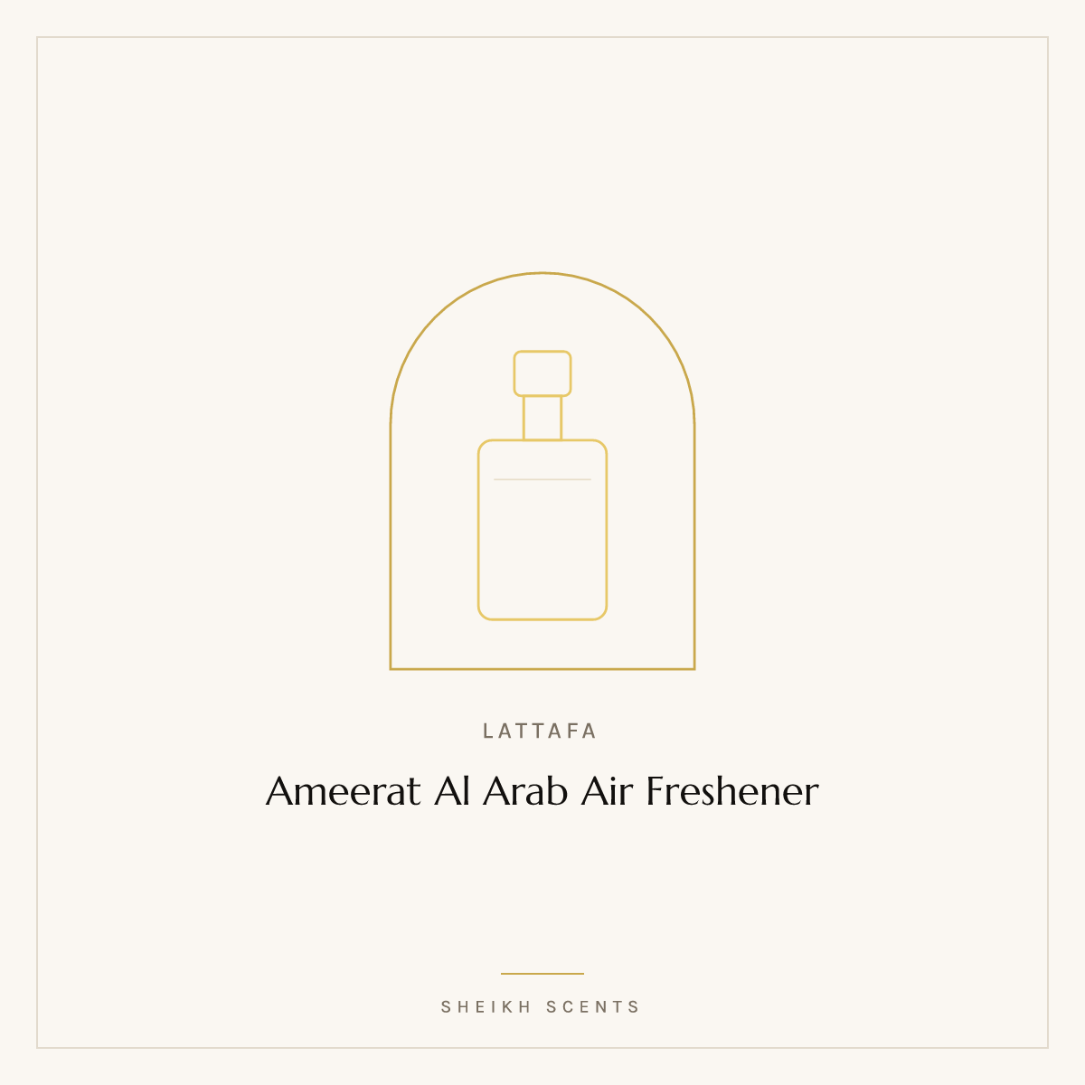 Placeholder card for Ameerat Al Arab Air Freshener by Lattafa. Product photograph coming soon.