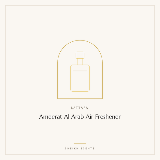 Placeholder card for Ameerat Al Arab Air Freshener by Lattafa. Product photograph coming soon.