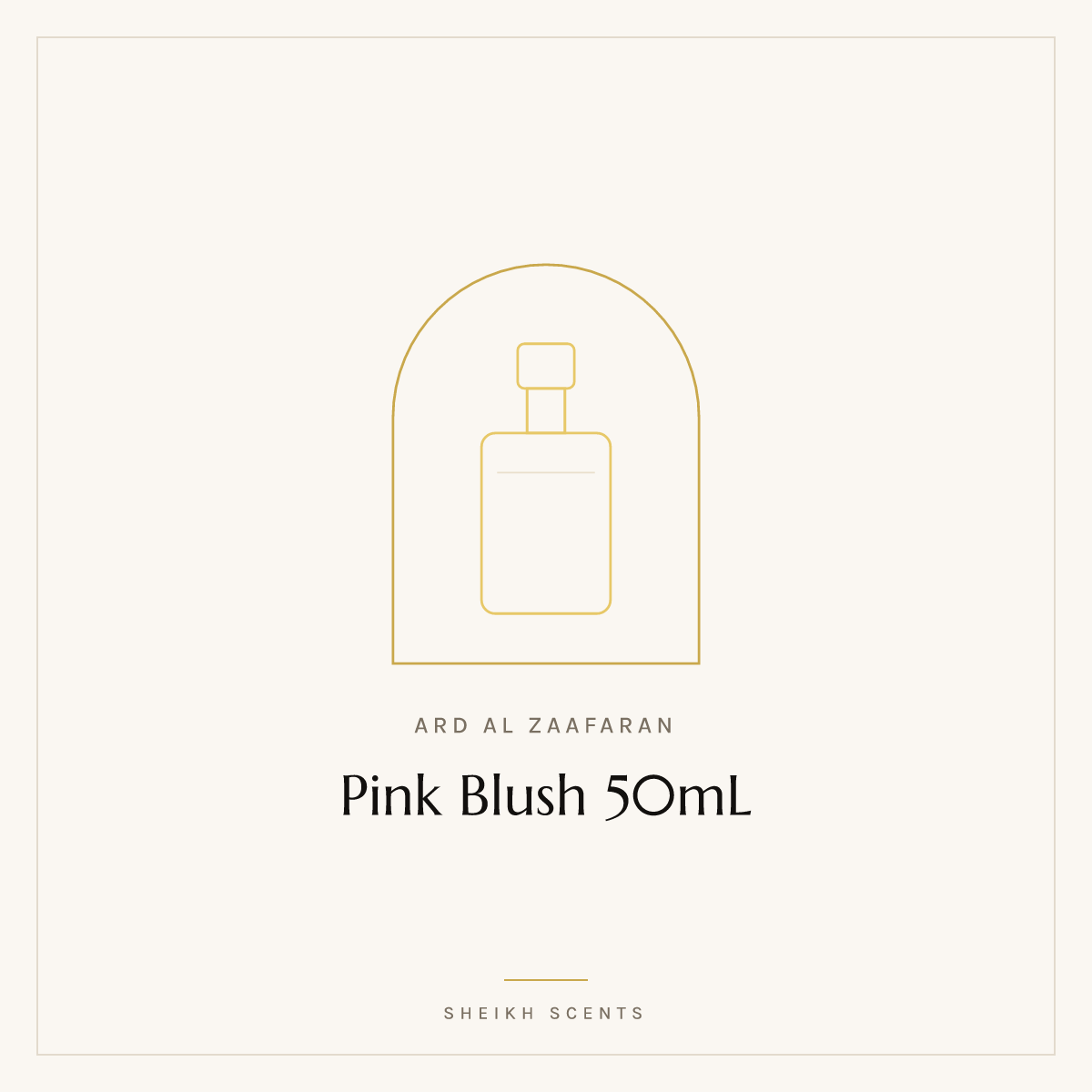 Placeholder card for Pink Blush 50mL by Ard Al Zaafaran. Product photograph coming soon.