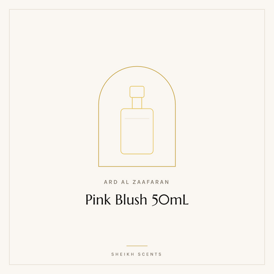 Placeholder card for Pink Blush 50mL by Ard Al Zaafaran. Product photograph coming soon.