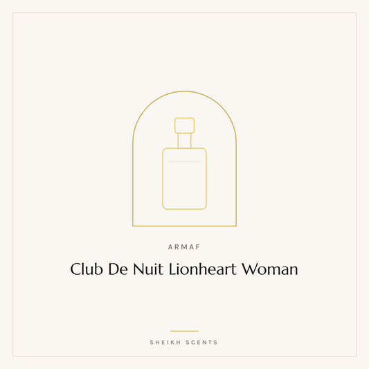 Placeholder card for Club De Nuit Lionheart Woman by Armaf. Product photograph coming soon.