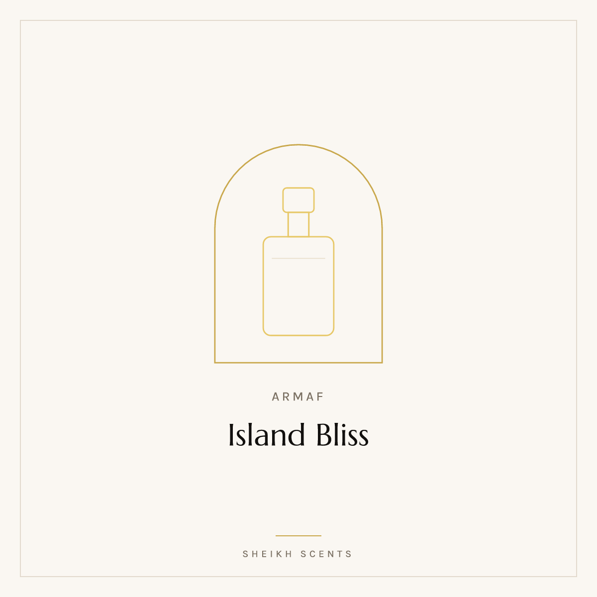 Placeholder card for Island Bliss by Armaf. Product photograph coming soon.