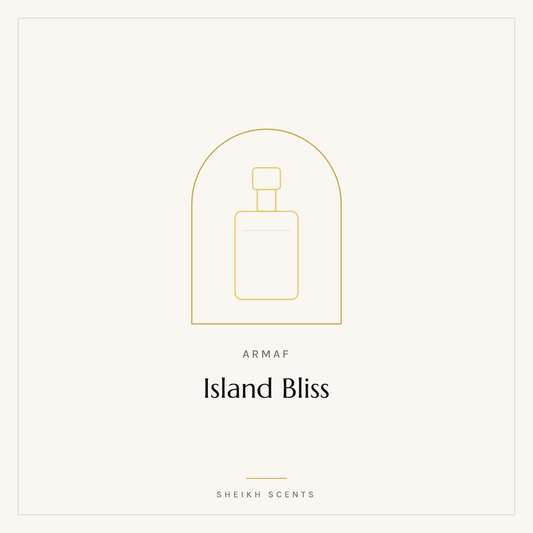 Placeholder card for Island Bliss by Armaf. Product photograph coming soon.