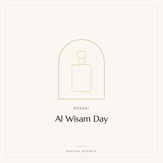 Placeholder card for Al Wisam Day by Rasasi. Product photograph coming soon.
