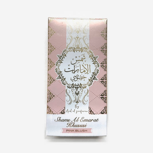 Ard Al Zaafaran Shams Al Emarat Khususi Pink Blush 50ml, boxed